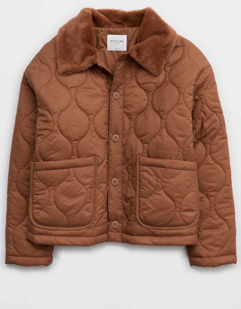 OFFLINE By Aerie Quilted Chore Jacket