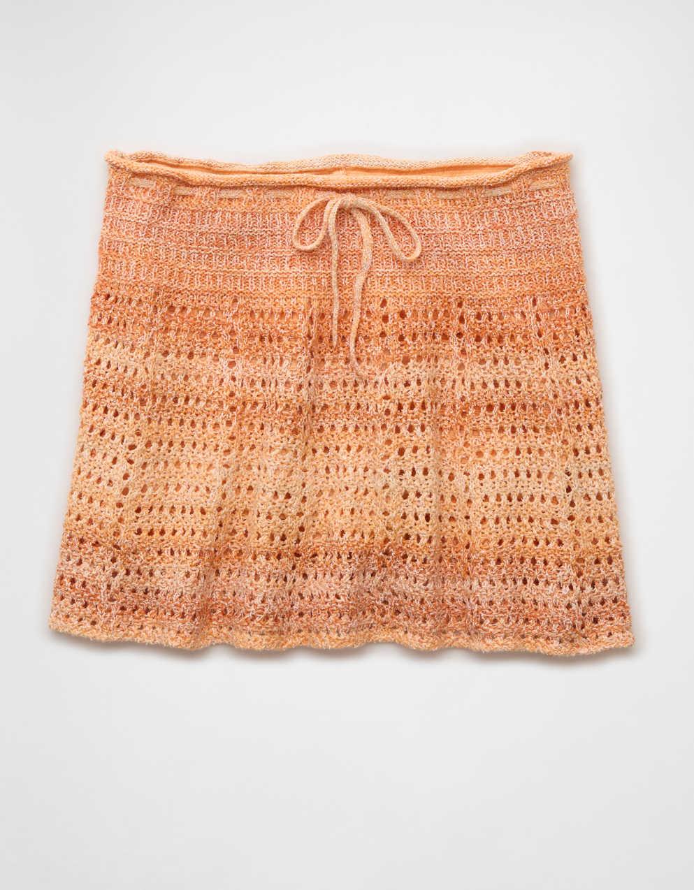 AE High-Waisted Plaid Ruffle Skort
