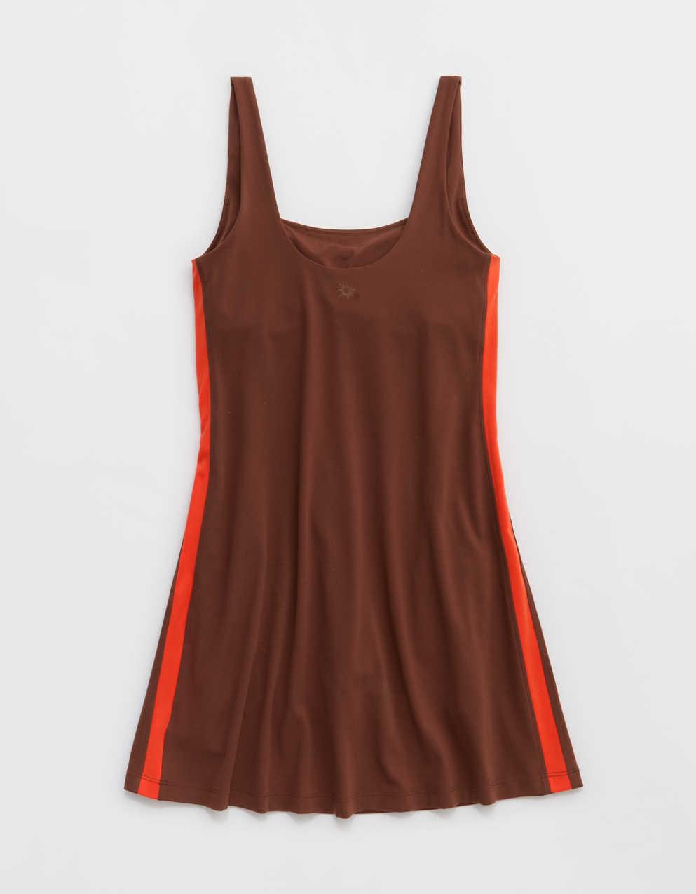 OFFLINE By Aerie Real Me XTRA Square Neck Track Mini Dress