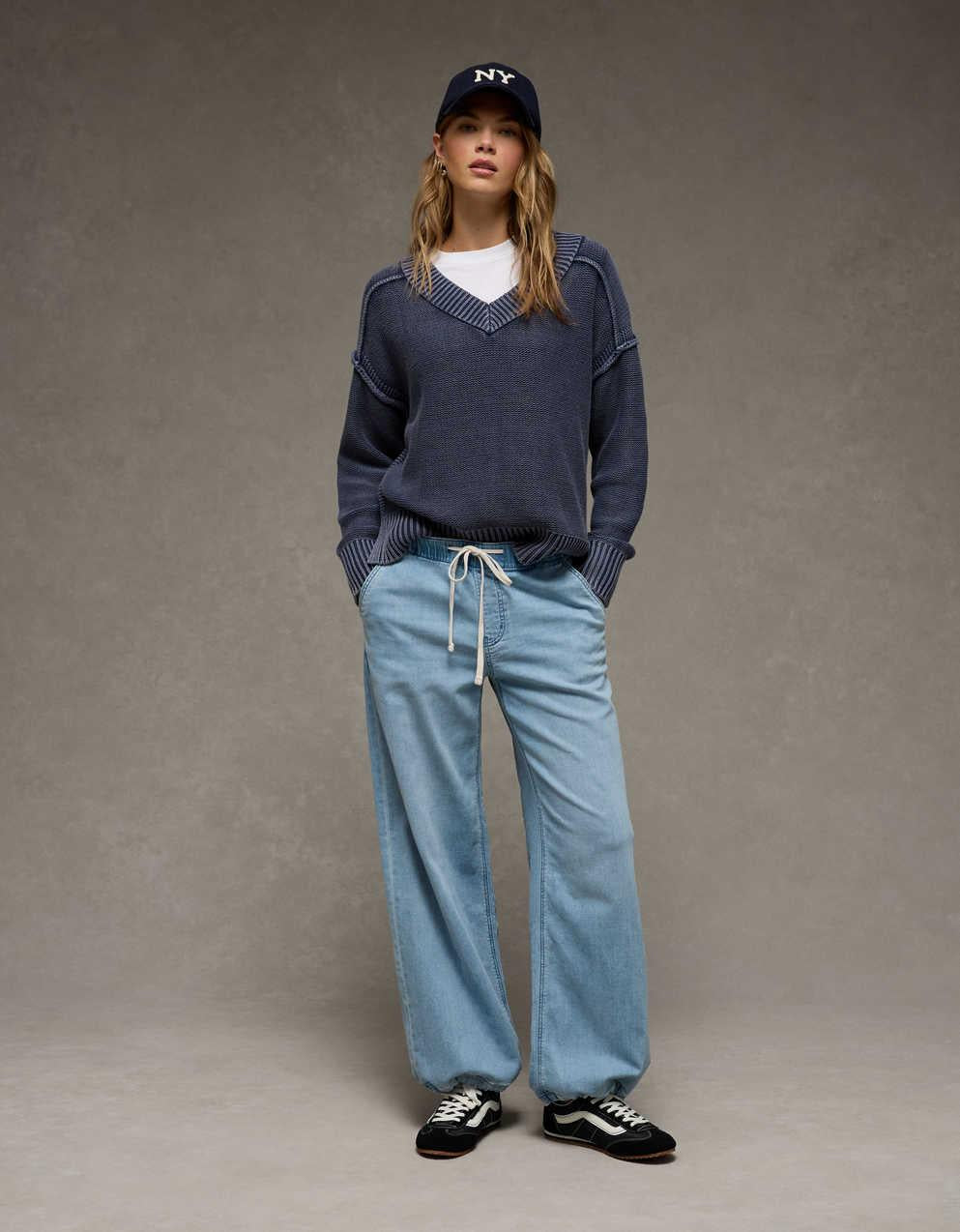 AE Cozy Dreamy Drape Convertible Jogger