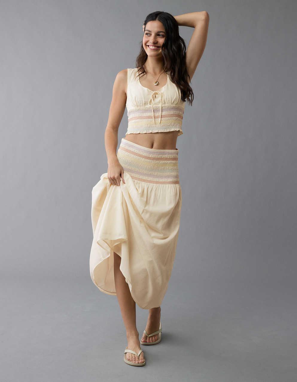 AE Pride High-Waisted Midi Skirt