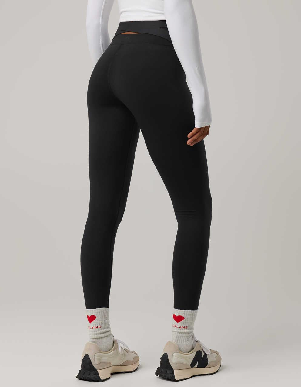 OFFLINE By Aerie The Hugger High Waisted Cross Back Legging
