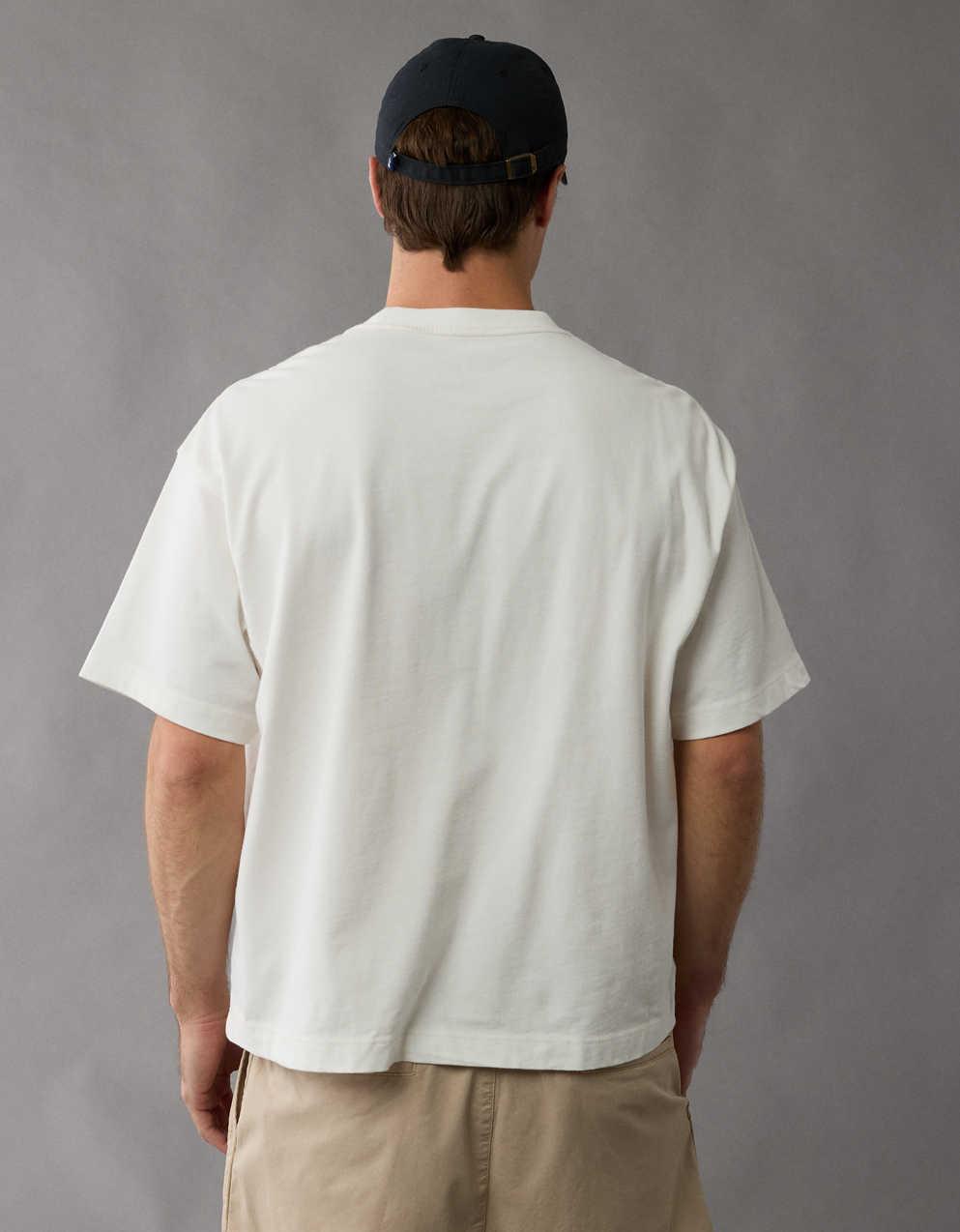 AE Boxy Fit Sueded Jersey T-Shirt
