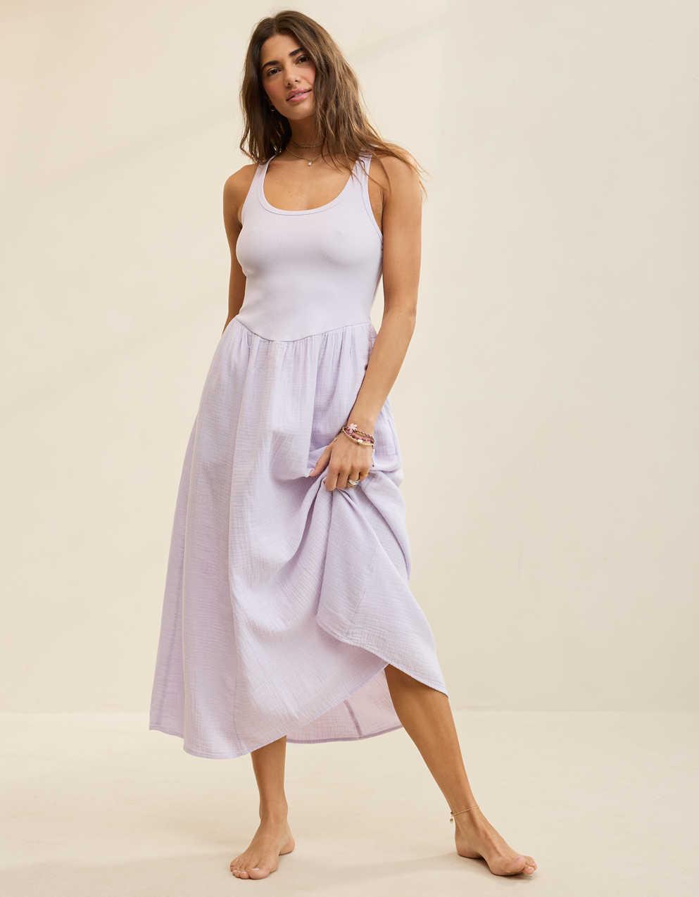 Aerie At The Barre Cross Back Dress