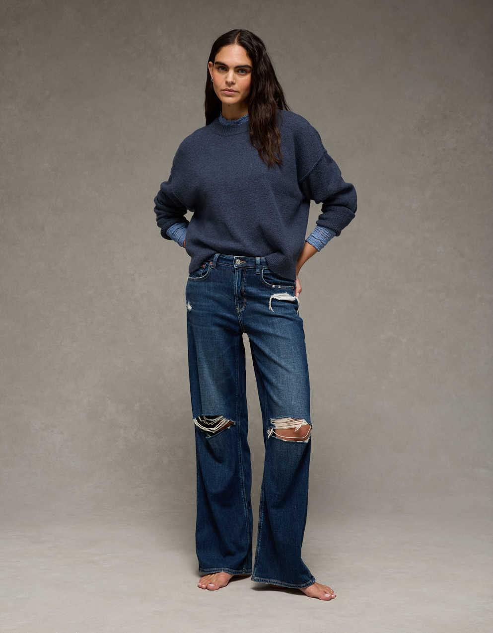 AE Whoa So Soft Classic Crew Neck Sweater
