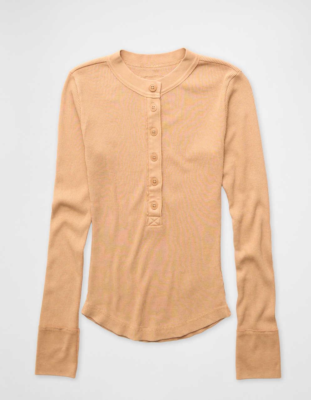 Aerie Henley Essential Layering T-Shirt