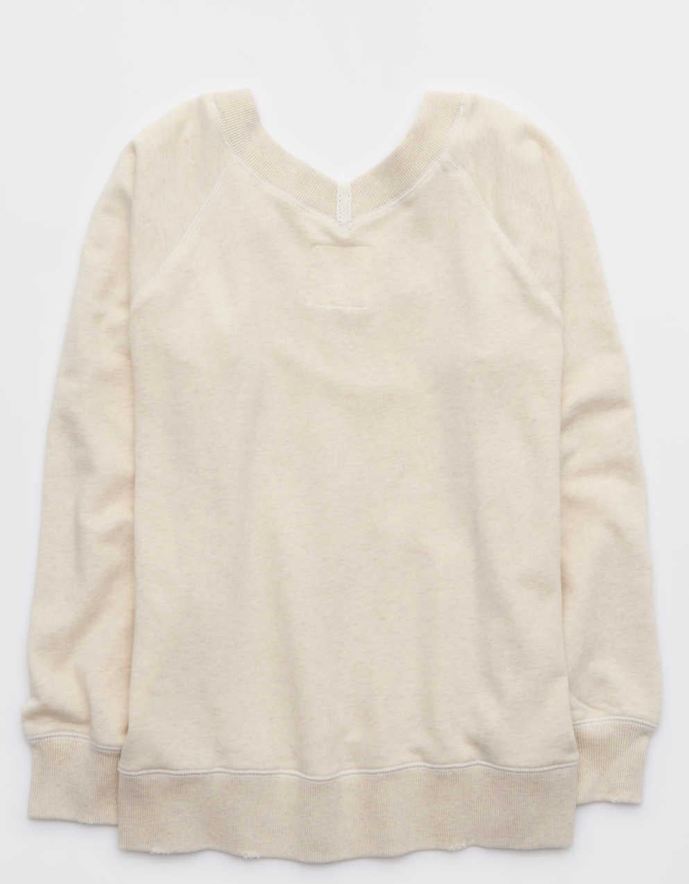 Aerie Downtime V-Neck Sweatshirt