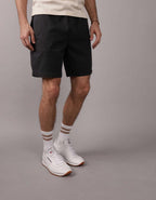 AE 8" Flex Lived-In Linen-Blend Trekker Short