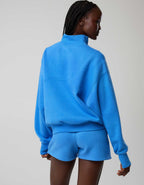 OFFLINE By Aerie Cloud Fleece Seamed Quarter Zip Sweatshirt