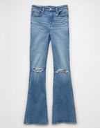 AE Next Level Ripped Super High-Waisted Flare Jean
