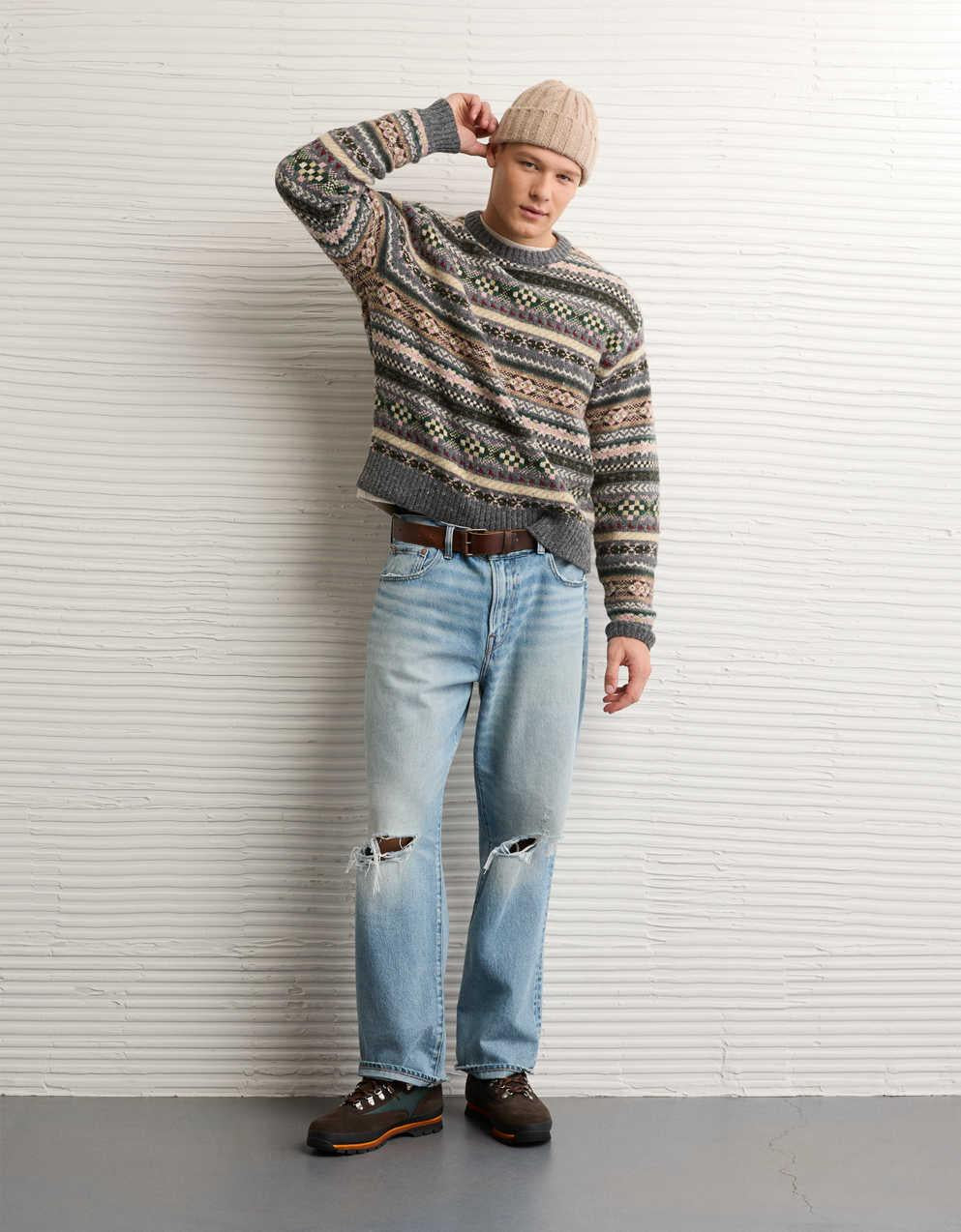 AE Cozy Cabin Fairisle Sweater