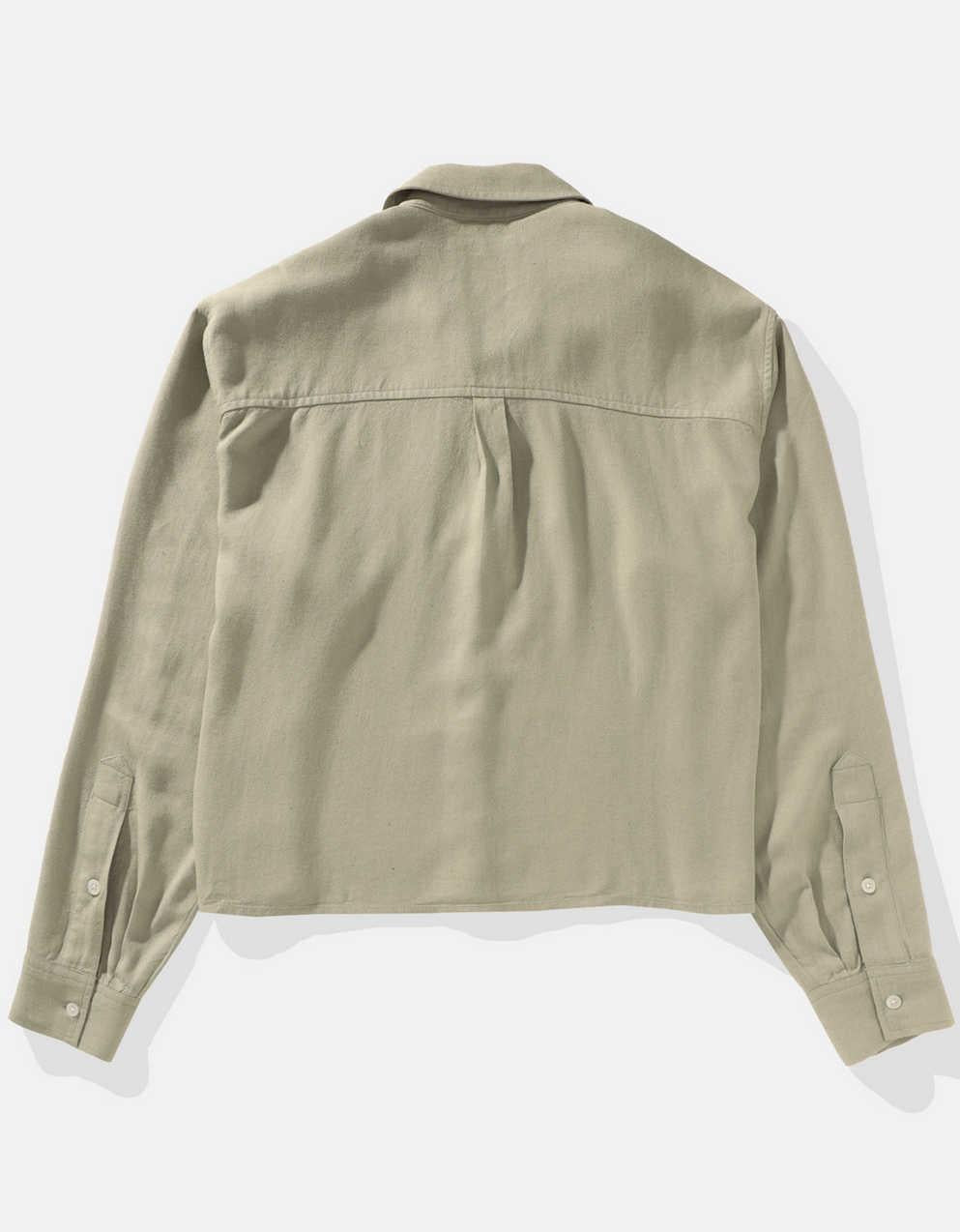AE Cropped Button Up Shirt
