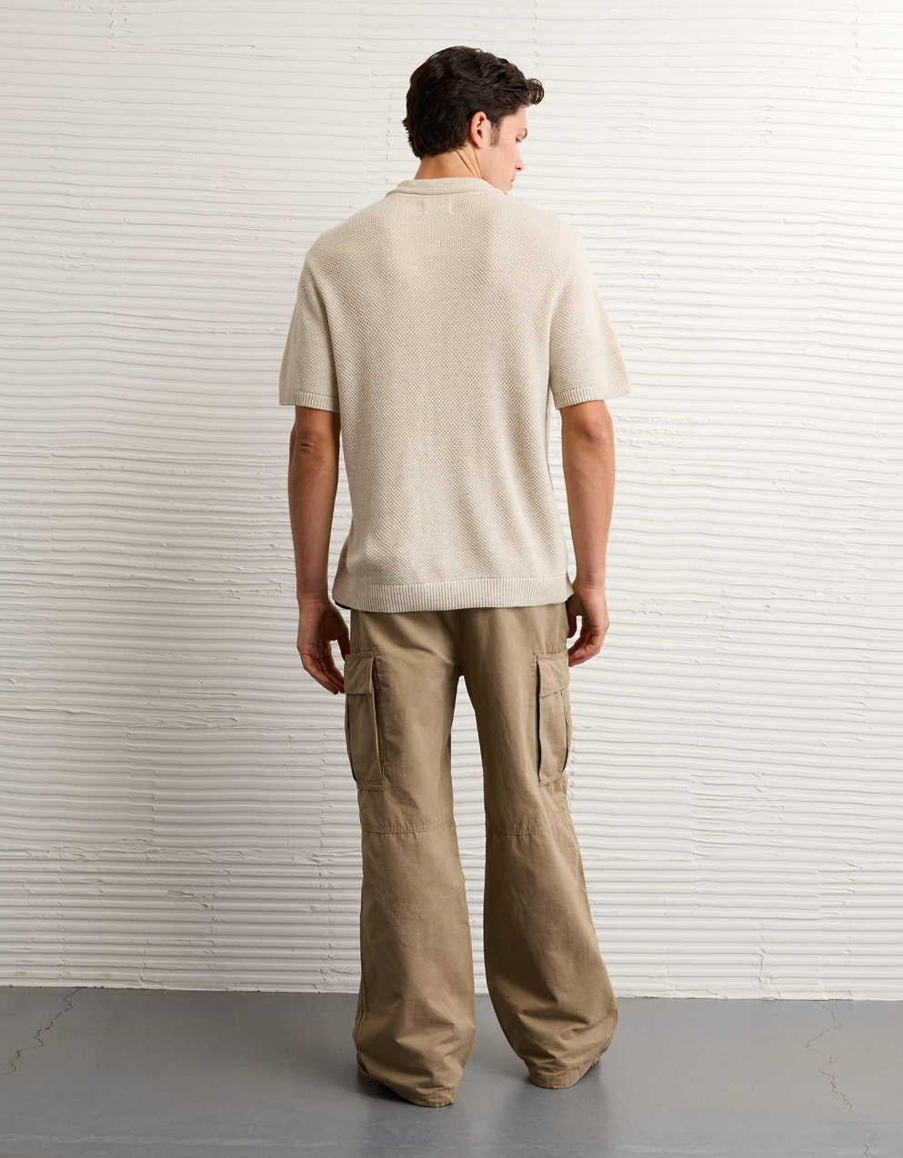 AE Pique Sweater Polo Shirt