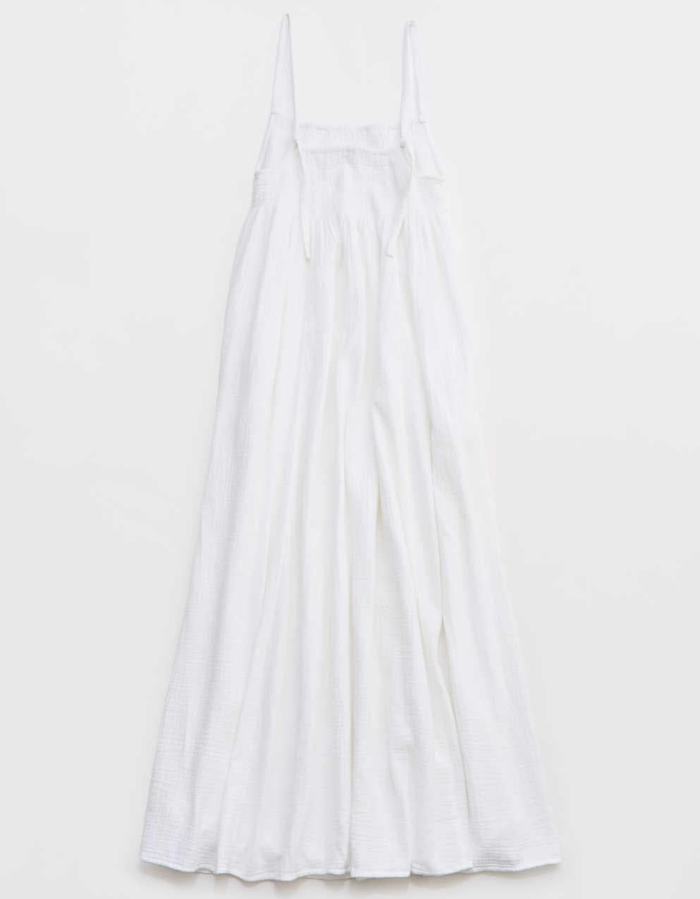 Aerie Gauzy Tie Back Maxi Dress
