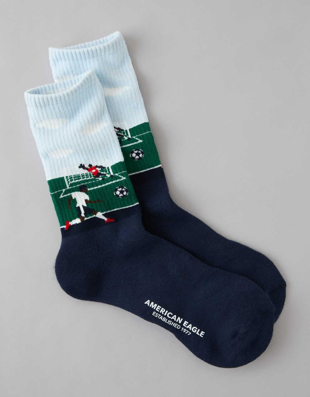 AE Graphic Crew Socks