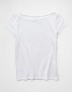 AE V-Neck Textured T-Shirt
