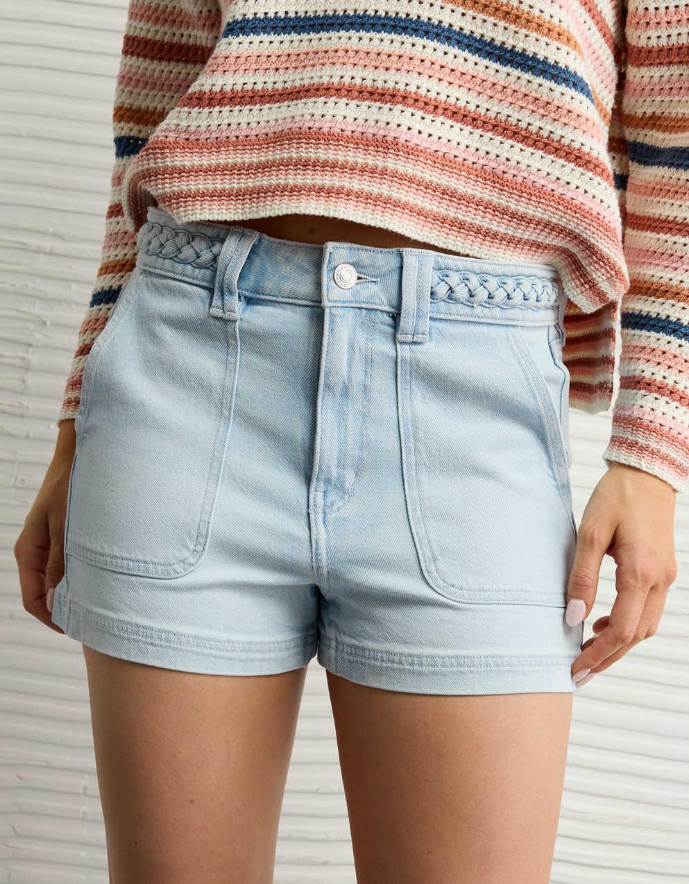 AE Stretch Denim Mom Short