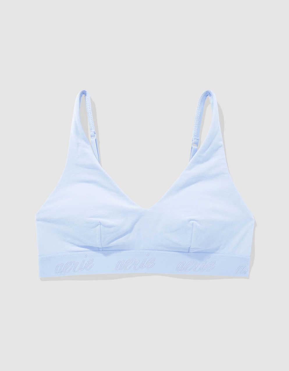 Superchill Cotton Padded Plunge Bralette