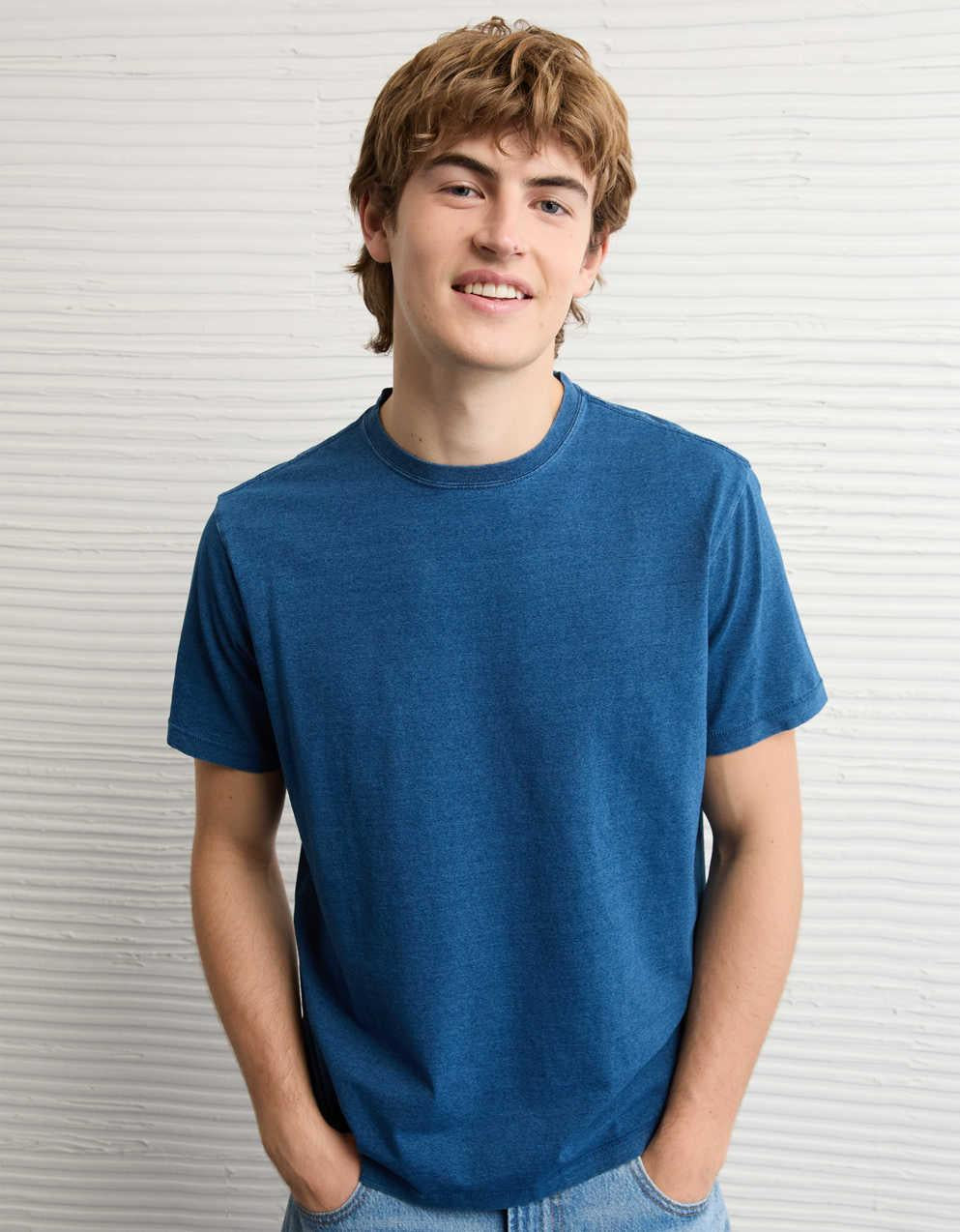 AE Standard Fit Indigo T-Shirt