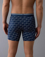 AEO Men's Wavy Stripes 6" Ultra Soft Boxer Brief