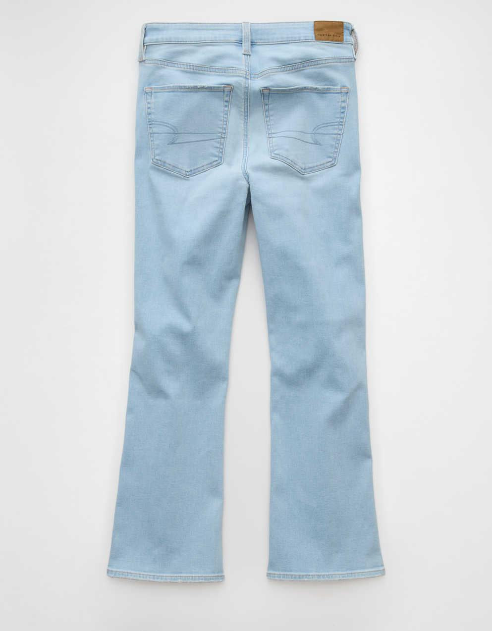 AE High-Waisted Kick Bootcut Crop Jean