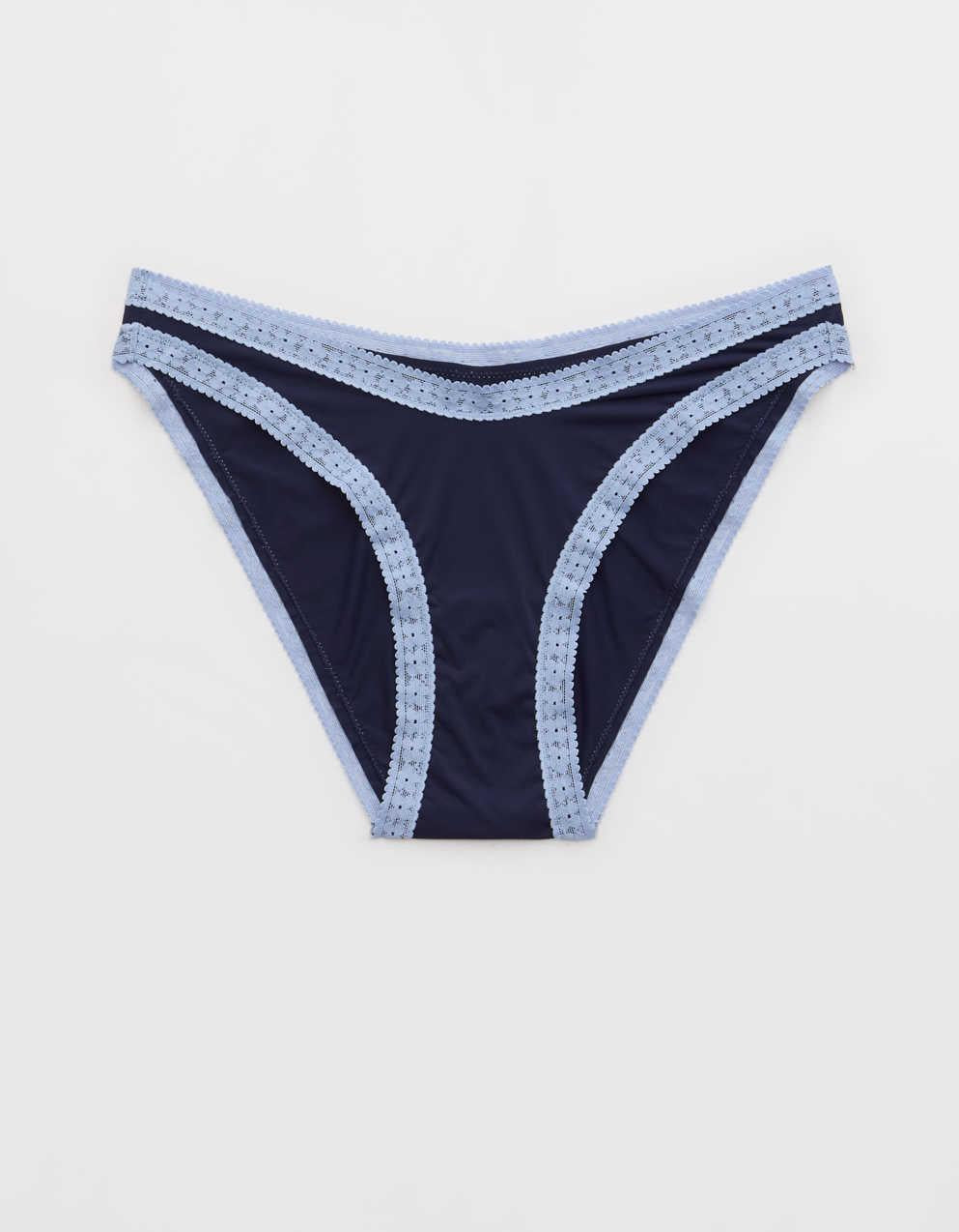 SMOOTHEZ Microfiber Lace Bikini Underwear