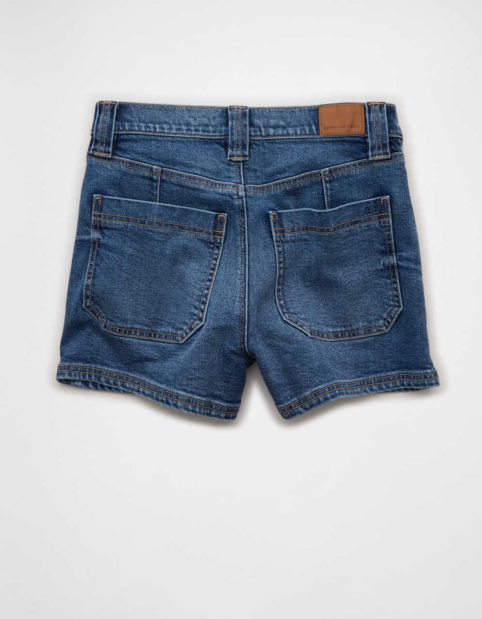 AE Strigid Super High-Waisted Relaxed Denim Short