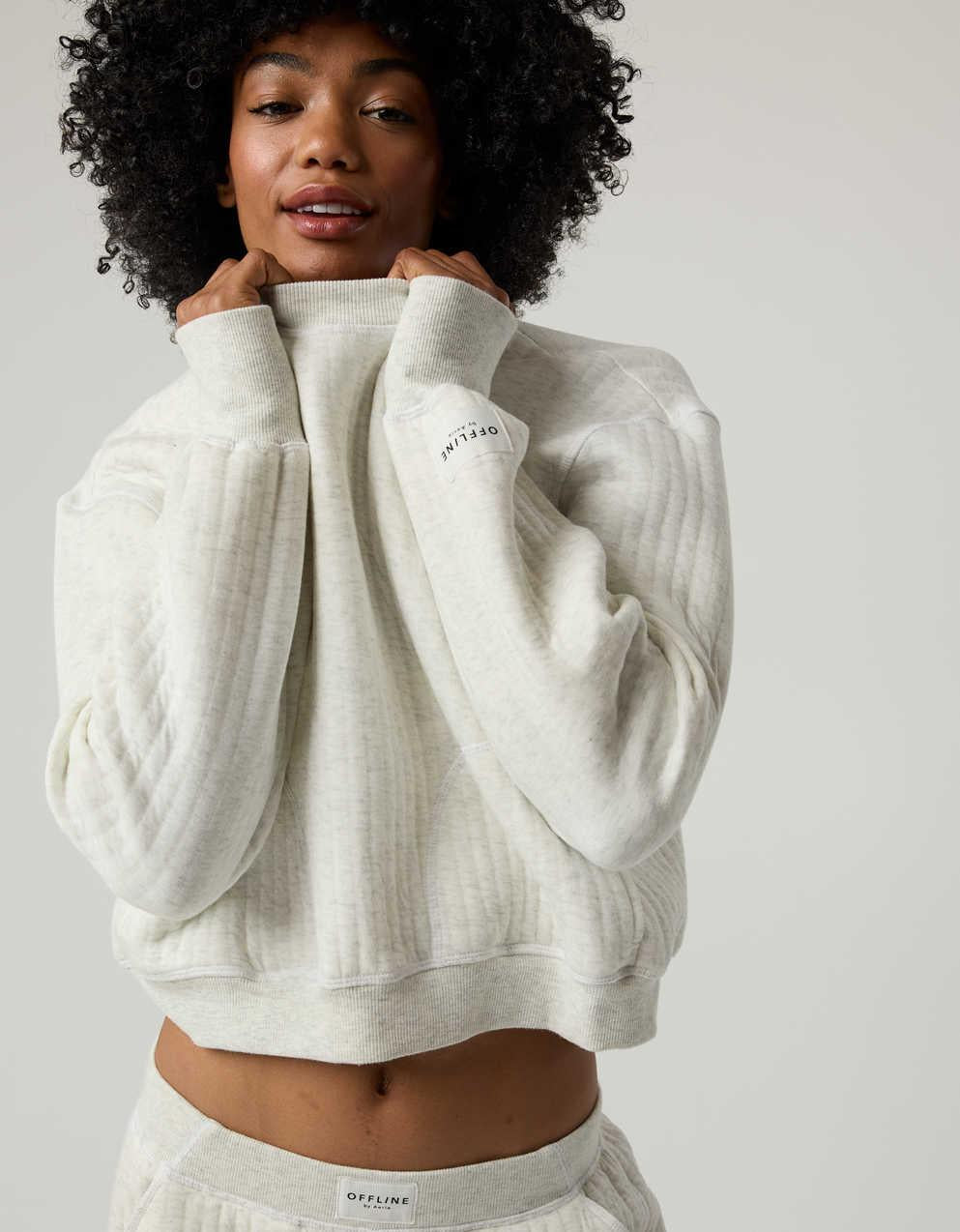 OFFLINE By Aerie Coffee Run Crewneck