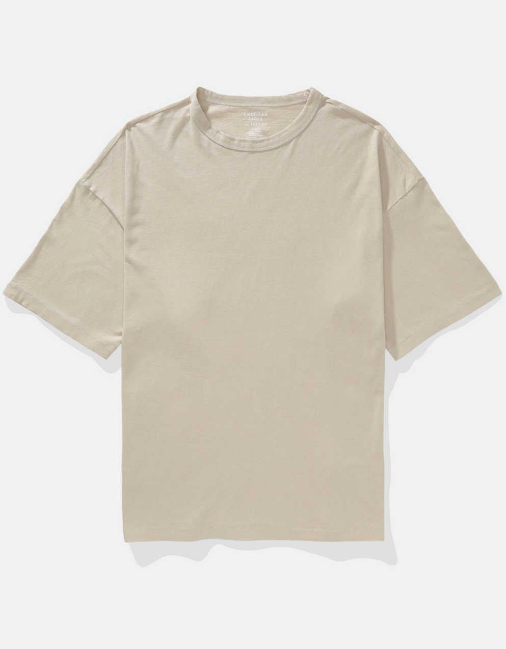 AE Boxy Linen-Blend T-Shirt