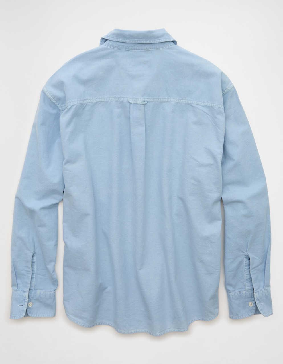 AE Relaxed Oxford Button-Up Shirt