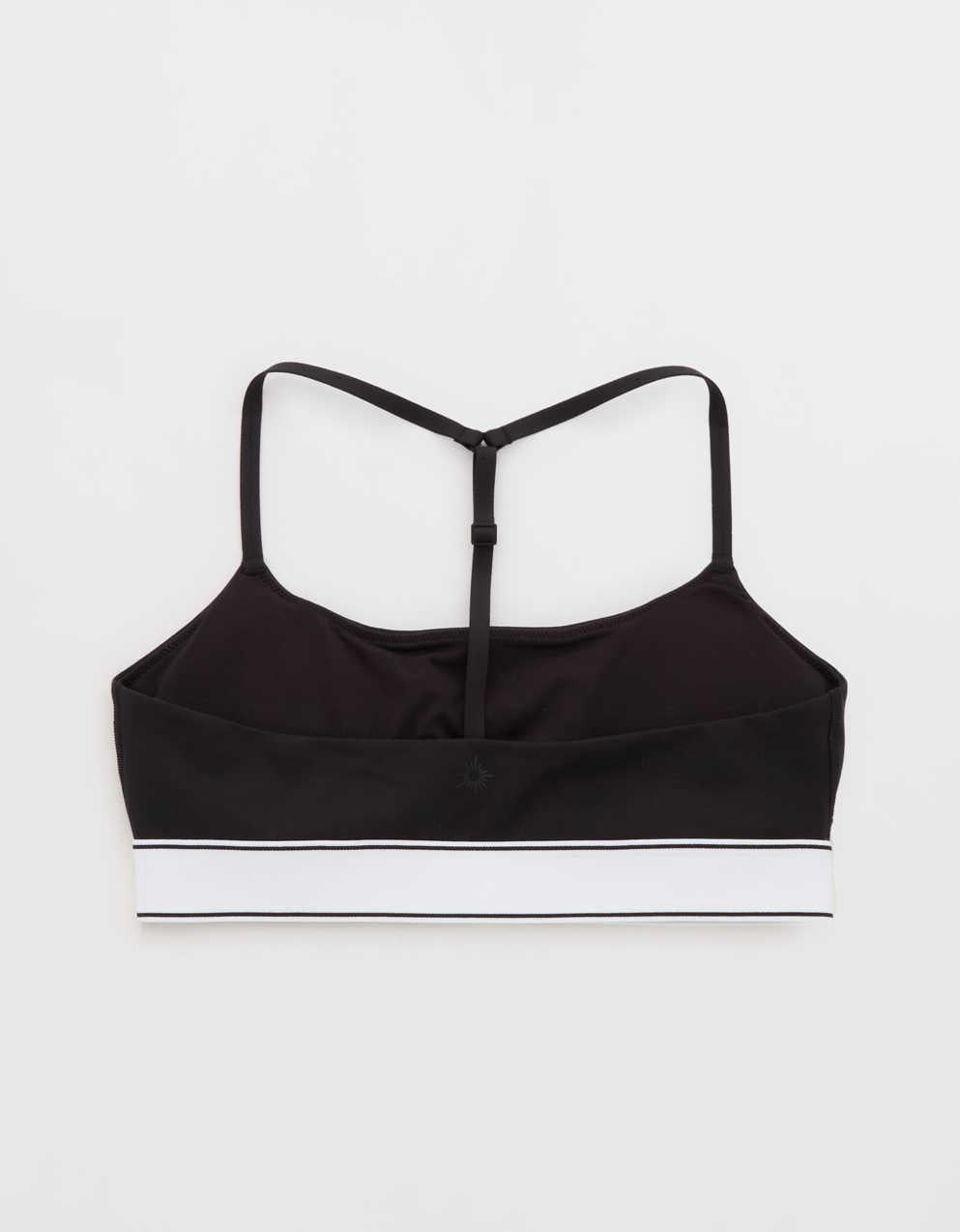 OFFLINE By Aerie The Hugger Logo Elastic Sports Bra