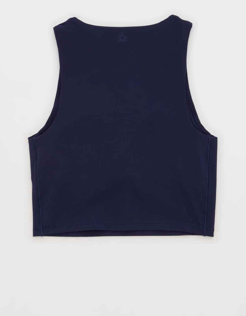 OFFLINE By Aerie Real Me XTRA High Neck Longline Sports Bra