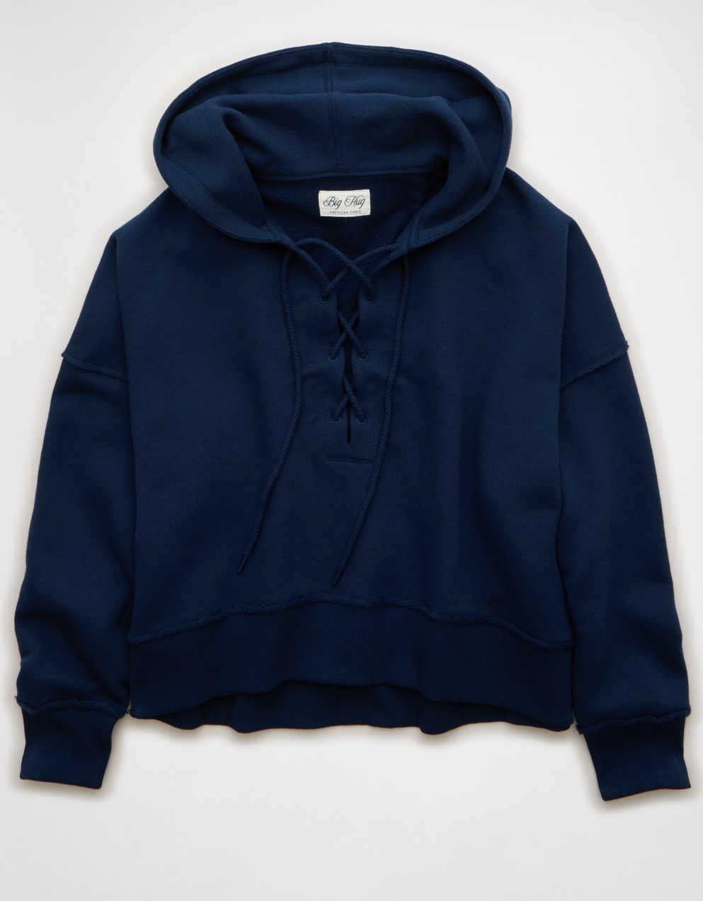 AE Big Hug Lace-Up Hoodie