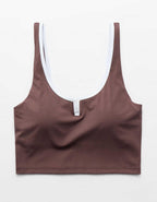 OFFLINE By Aerie Real Me Tipped Low Key Longline Sports Bra