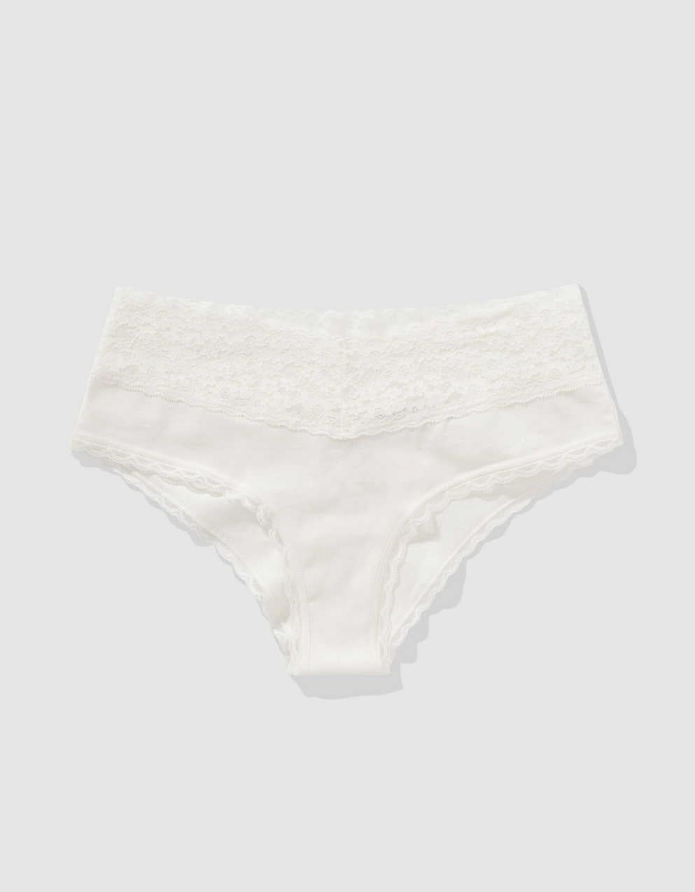 Superchill Vintage Lace Cotton Cheeky Underwear