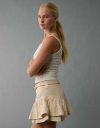 AE Snappy Stretch Mini Ruffle Skort