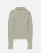 AE Long-Sleeve Plush Polo T-Shirt