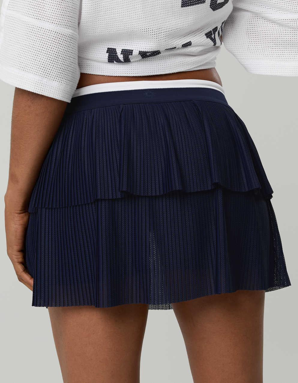 OFFLINE By Aerie Real Me Pleated Mesh Skort