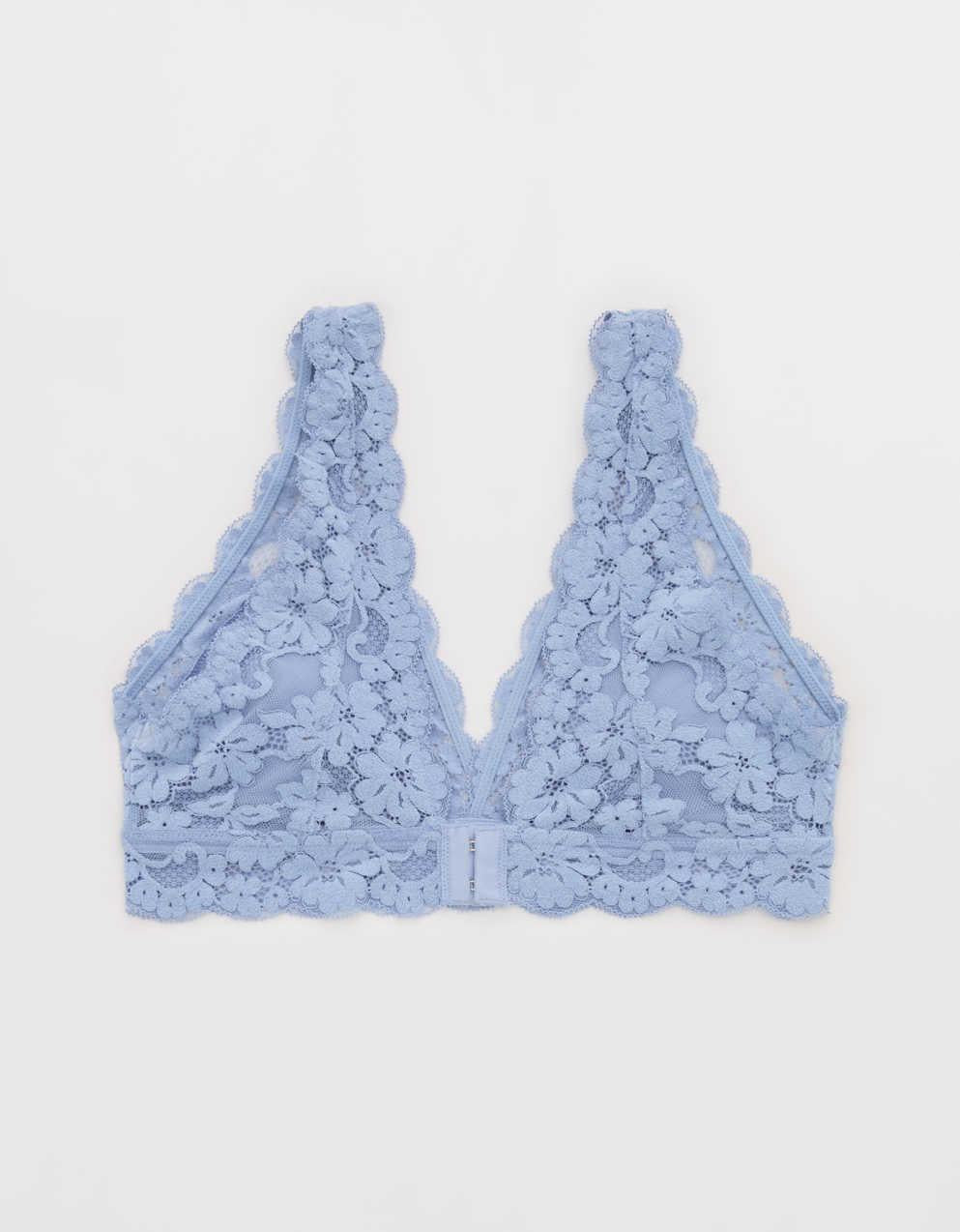 Show Off Chenille Lace Padded Plunge Bralette
