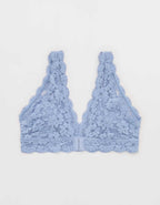 Show Off Chenille Lace Padded Plunge Bralette