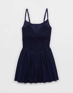 OFFLINE By Aerie Real Me Smocked Flowy Dress
