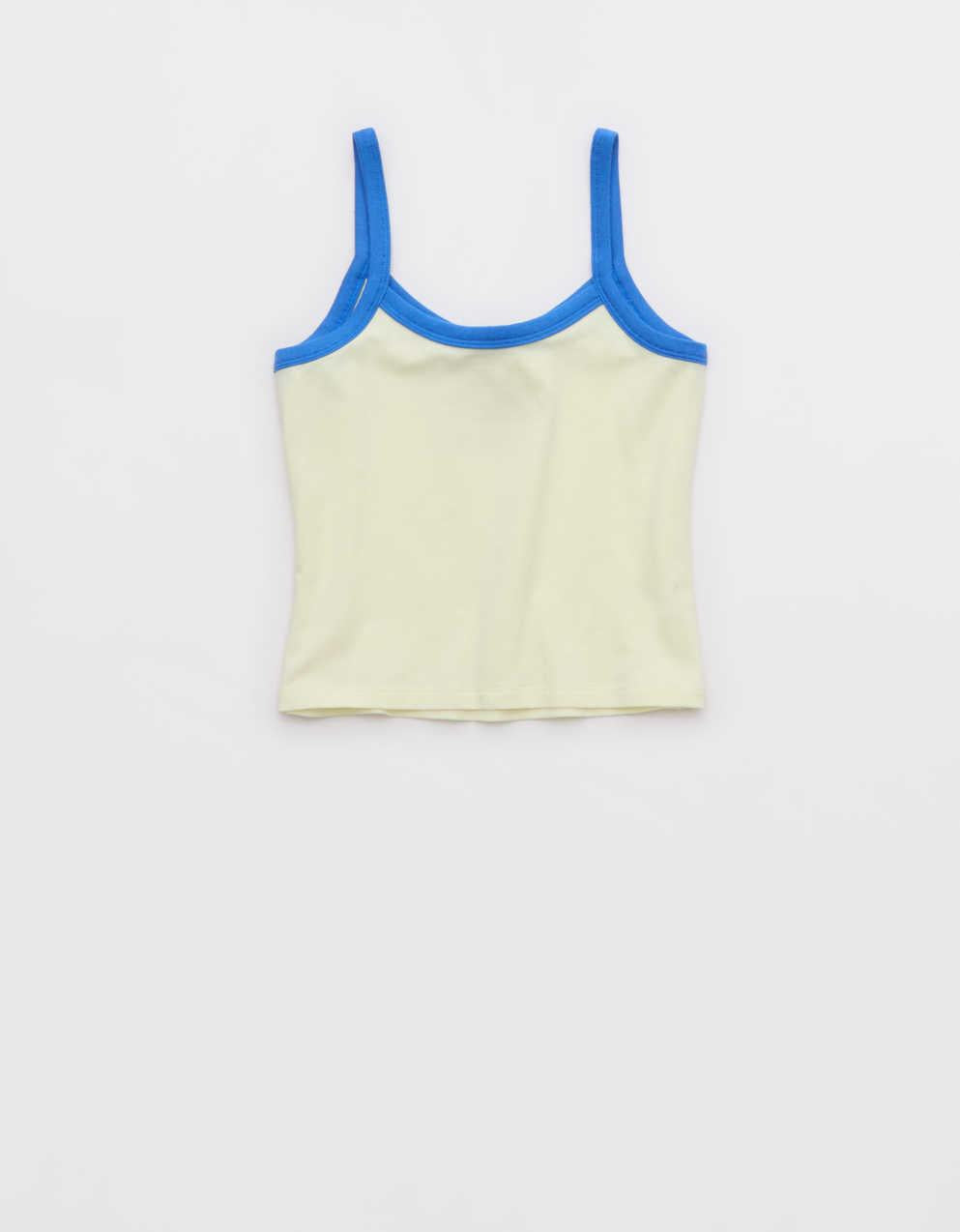 OFFLINE By Aerie Let's Stretch Ringer Tank Top