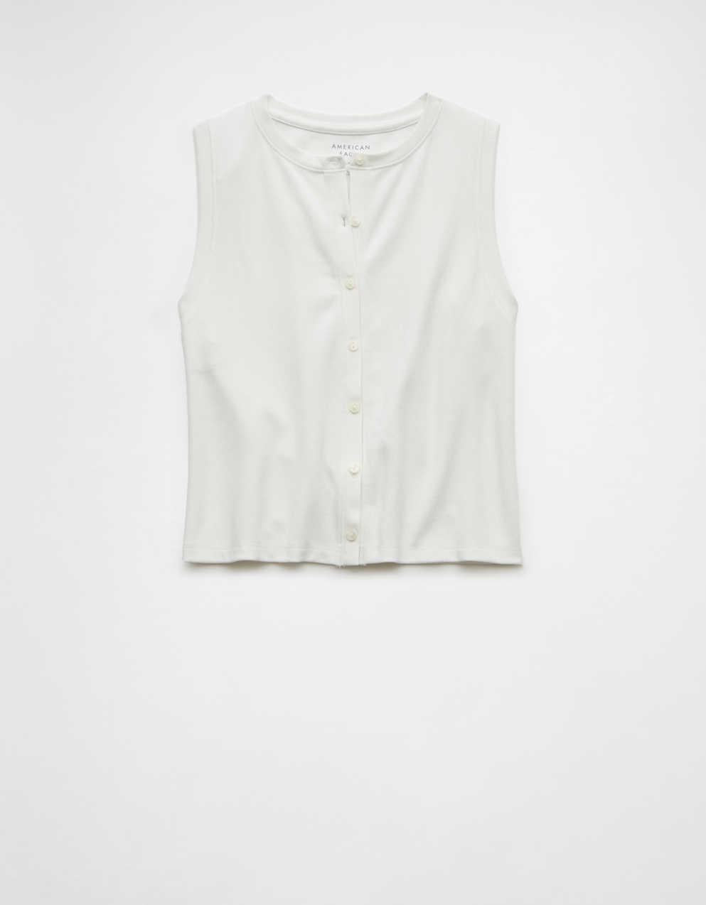 AE Button-Up Tank Top
