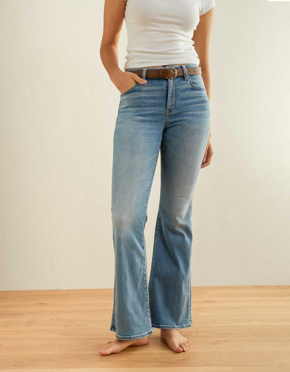 AE Next Level Super High-Waisted Flare Jean