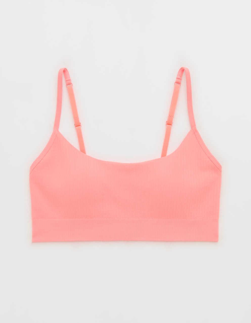 Superchill Seamless Rib Padded Scoop Bralette