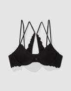 Show Off Rosey Lace Demi Push Up Bra