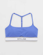 OFFLINE By Aerie The Hugger Logo Elastic Sports Bra