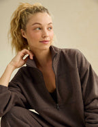 AE Everyday Luxe Quarter Zip Sweatshirt