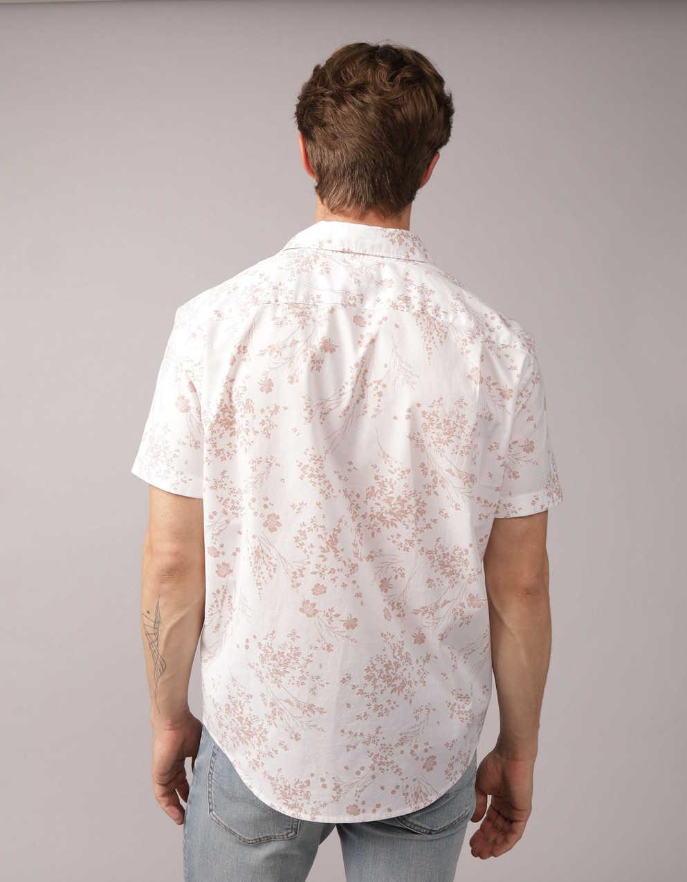 AE Poolside Printed Button-Up Shirt