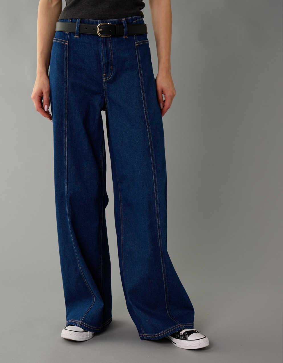 AE Dreamy Drape Low-Rise Ultra Wide-Leg Jean